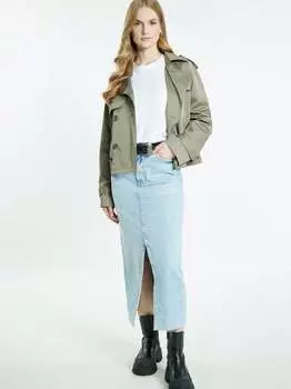 Короткий тренч Dreimaster, зеленый