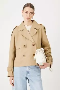 Короткий тренч Medicine, зеленый