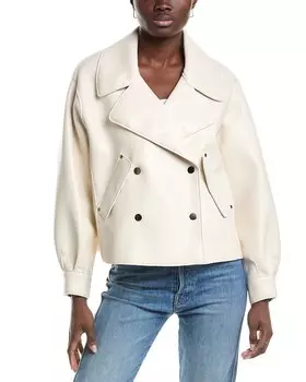 Короткий тренчкот Kenneth Cole, белый