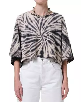 Короткий укороченный топ Cape Tee Citizens of Humanity, мультиколор