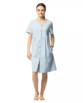 Короткий женский халат Seoretta, синий