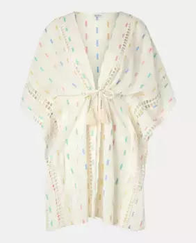 Короткий женский кафтан Easy Wear, белый