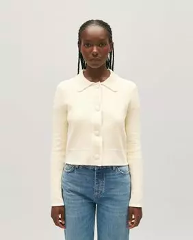 Короткий женский кардиган с воротником с лацканами Claudie Pierlot