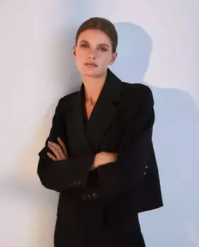 Короткий женский пиджак Woman El Corte Ingls, черный