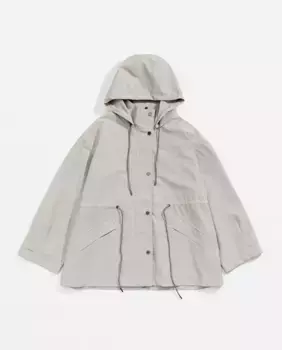 Короткий женский тренч цвета камня Bimba y Lola, светло-серый