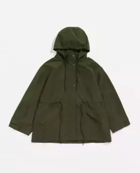 Короткий женский тренч с капюшоном Bimba y Lola, цвет Kaki