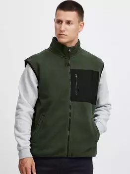 Короткий жилет Blend, зеленый
