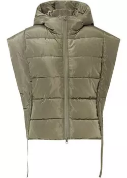 Короткий жилет Bodyflirt, зеленый