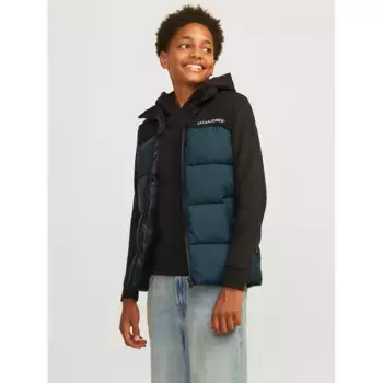 Короткий жилет для подростков Jack & Jones «JJMOON BODYWARMER STAND COLLAR JNR» Jack & Jones Junior, цвет magical forest