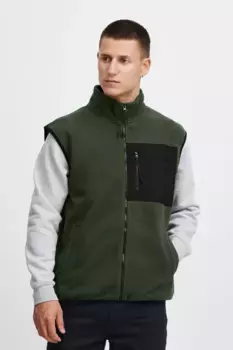 Короткий жилет из смесового материала "BLEND BHWaistcoat", цвет Deep Forest