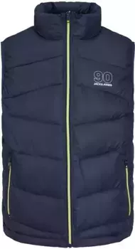 Короткий жилет Jack & Jones "JJ JJGLOBUS LIGHT BODYWARMER", синий