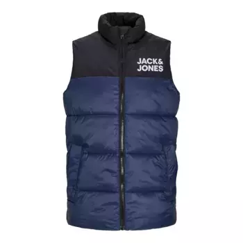 Короткий жилет Jack & Jones Junior «JJETOBY BODYWARMER COLLAR», цвет Navy Blazer