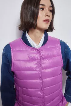 Короткий жилет Pedro del Hierro, фиолетовый