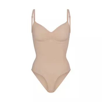 Короткое боди SKIMS Seamless Sculpt, цвет Mica