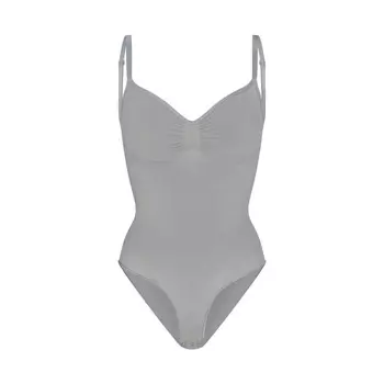 Короткое боди SKIMS Seamless Sculpt, цвет Pacific
