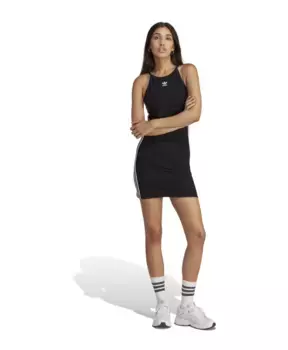 Короткое дневное платье Adidas Originals, черный