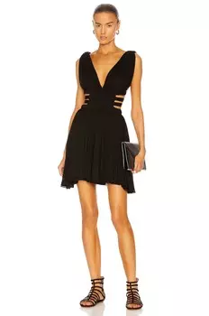 Короткое драпированное платье, выпуск 2004 г Alaa, цвет Noir