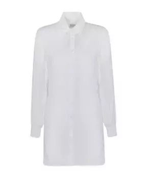 Короткое хлопковое платье Me-Fui, белый