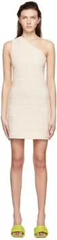 Короткое махровое платье Off-White Bottega Veneta