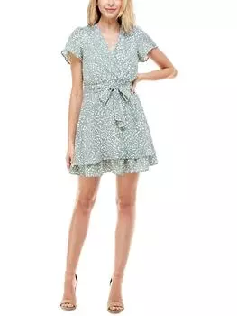 Короткое мини-платье для юниоров Emerald Sundae, цвет sage