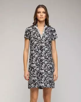 Короткое облегающее платье с монохромным принтом Niza, мультиколор