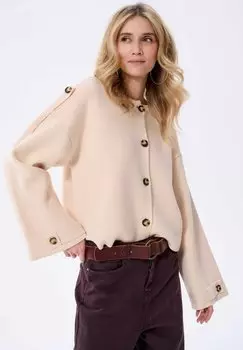 Короткое пальто ARMA blue shadow, бежевый