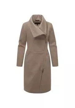 Короткое пальто бархатное розовое 14 Navahoo, коричневый