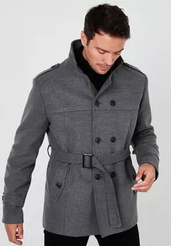 Короткое пальто Buratti, светло-серое