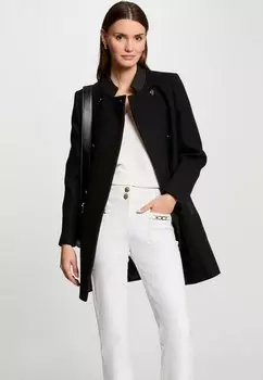 Короткое пальто BUTTONED Morgan, черный