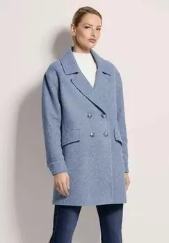 Короткое пальто Classic coat MADELEINE, сине-серый