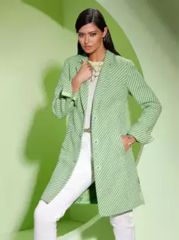 Короткое пальто Creation L, цвет Apfel-Wei-Gemustert