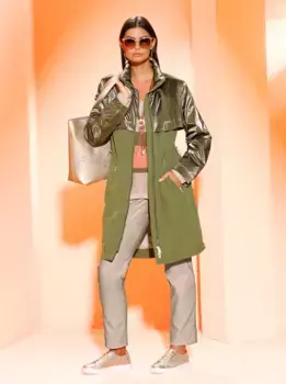 Короткое пальто Creation L, оливковый