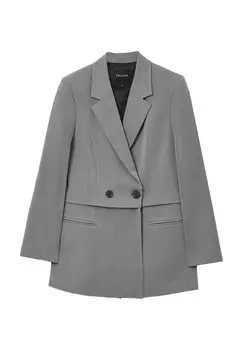 Короткое пальто DOPPIOPETTO Calliope, темно-серый