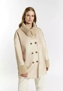 Короткое пальто DreiMaster, бежевый