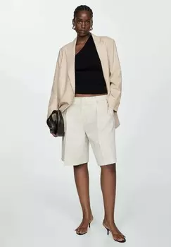 Короткое пальто ELELI Mango, песочный