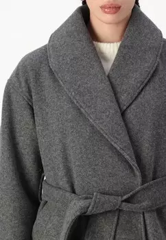 Короткое пальто Gina Tricot, цвет Mottled Grey