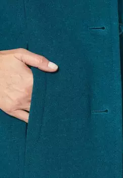 Короткое пальто GOLDNER, бирюзовый