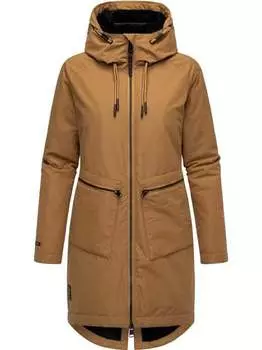 Короткое пальто холстик Ragwear, коричневый