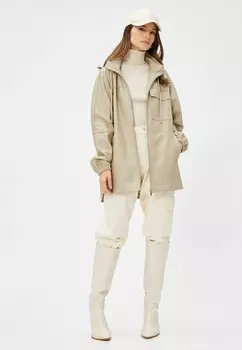 Короткое пальто HOODED DETAIL RAIN Koton, коричневый