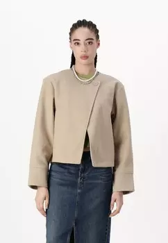 Короткое пальто JACKET Gina Tricot, бежевый