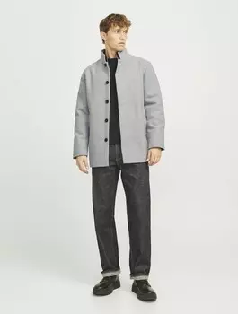 Короткое пальто JJEHARRISON Jack & Jones, серый