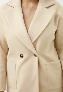 Короткое пальто LAPEL COLLAR Maison Form'elle, бежевый