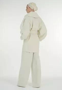 Короткое пальто Leem, белый