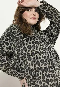 Короткое пальто LEOPARD Ulla Popken, черный