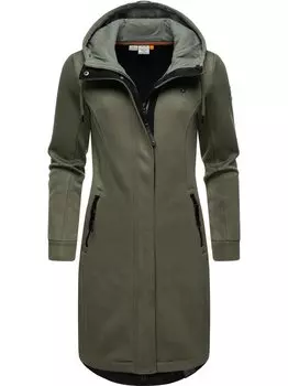 Короткое пальто letti long bonded Ragwear, зеленый