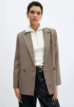 Короткое пальто Mango, коричневый