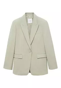 Короткое пальто Mango, светло-зеленый