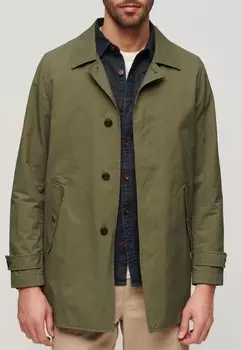 Короткое пальто MERCHANT CAR Superdry, зеленый