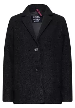 Короткое пальто MIT REVERS Cecil, черный