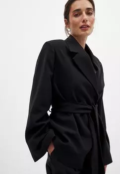 Короткое пальто NA-KD, черный